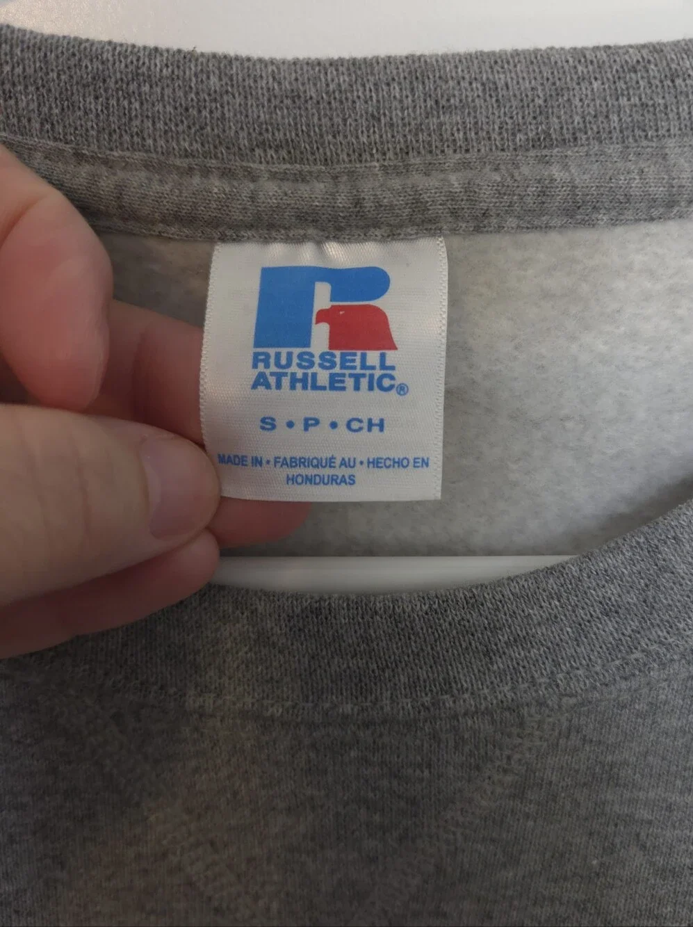 Vintage Unisex Gray Budlight Crewneck Sweatshirt. Size S. #AH